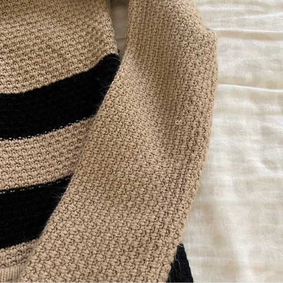 Forever 21 Tan & Black Striped Cardigan - Picture 4 of 5